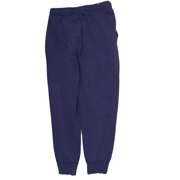 Puma 90's Men's Medium Navy Blue Joggers Sweatpants Elastic Waistband