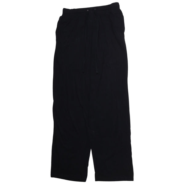 Active 90's Vintage Men's Straight Leg Black Baggy Trousers Pants 28