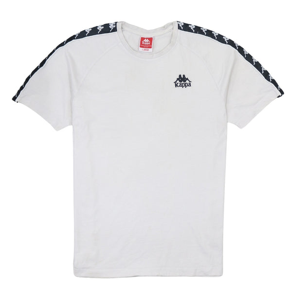 Kappa 90's Vintage Crew Neck T-Shirt Women's Large White Cotton