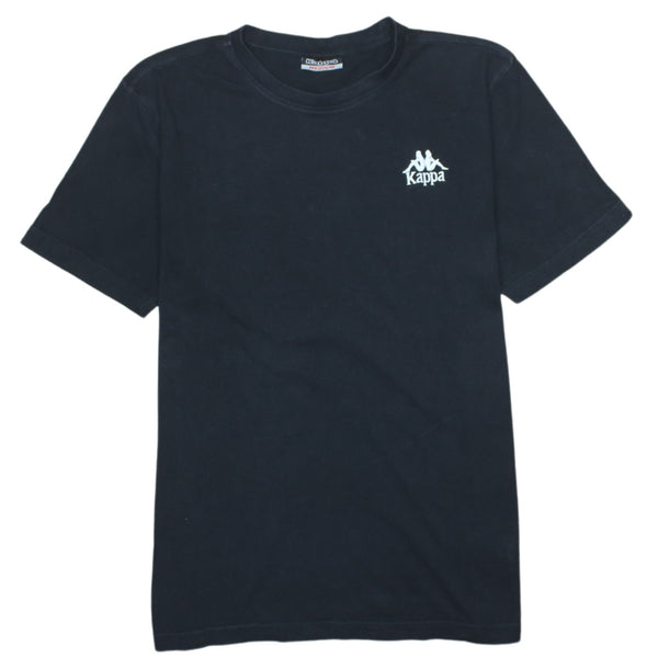 Vintage 90's Kappa Black Crew Neck T-Shirt Medium - Short Sleeves