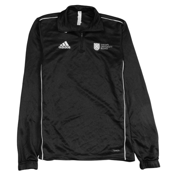 Adidas 90s Vintage Black Quarter Zip Sweatshirt XS Men’s Lightweight
