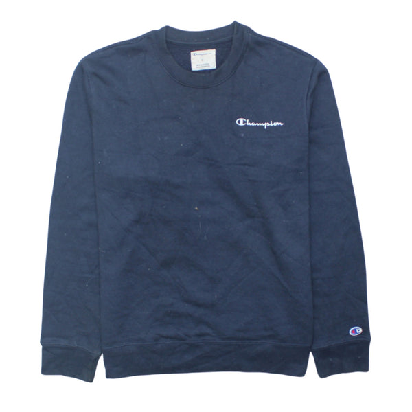 Champion 90's Retro Navy Blue Heavyweight Crew Neck Sweatshirt Medium
