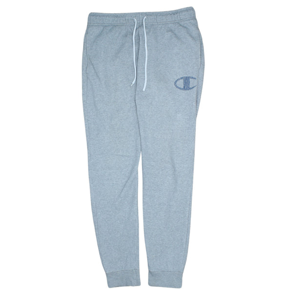 Champion 90's Vintage Medium Grey Joggers with Elastic Waistband & Drawstrings
