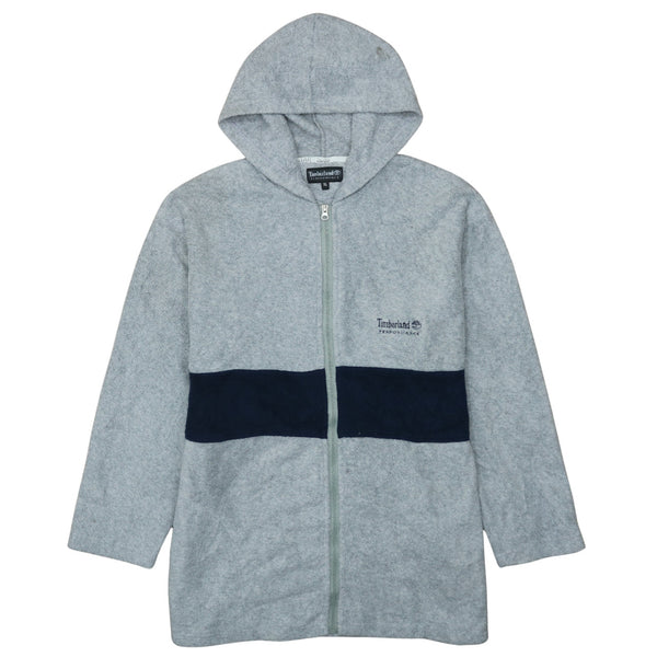 Timberland 90's XLarge Grey Hiking Warm Fleece Jumper Full Zip Up