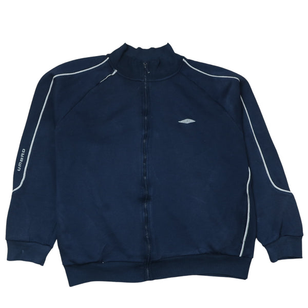 Umbro 90's Retro Windbreaker XLarge Navy Blue Track Jacket