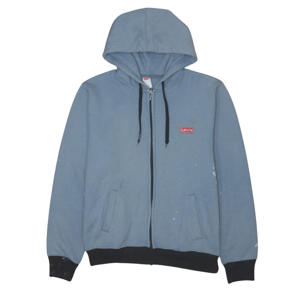 Levi's 90's Blue XLarge Women's Sportswear Hoodie Full Zip Vintage