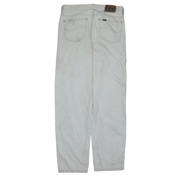 Lee 90's Lightweight Casual Trousers / Pants 36 Beige Cream