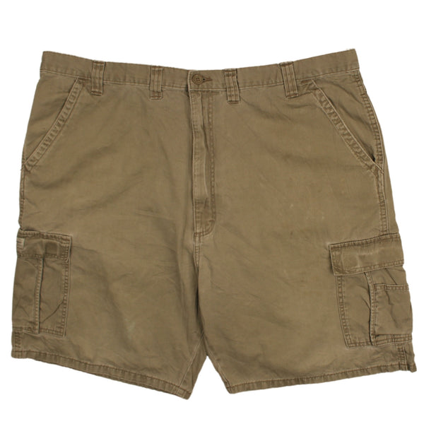 Vintage 90's Wrangler Men's Cargo Shorts Tan Brown 44 Pockets