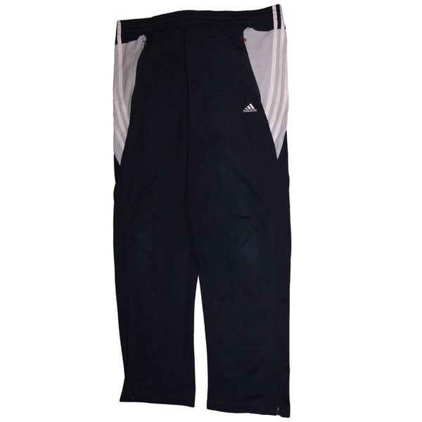 Adidas 90's Navy Blue Elastic Waist Drawstring Mens Pants Medium