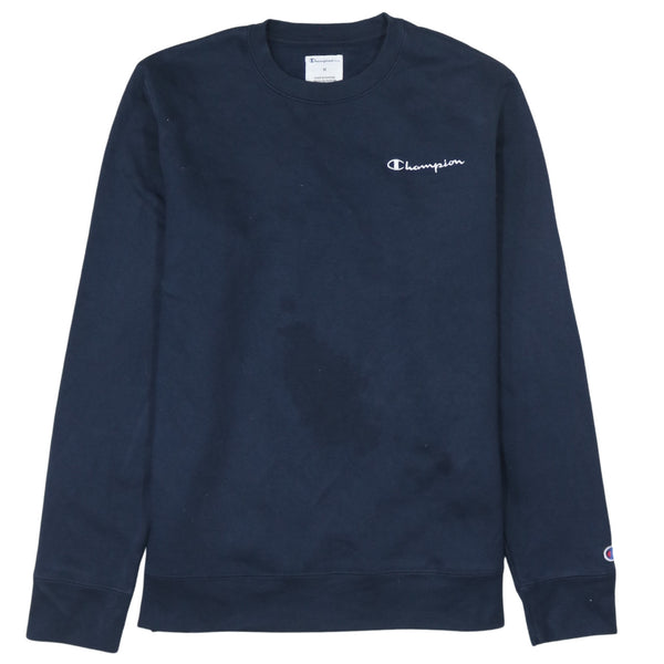 Champion 90's Lightweight Crew Neck Sweatshirt Medium Navy Blue