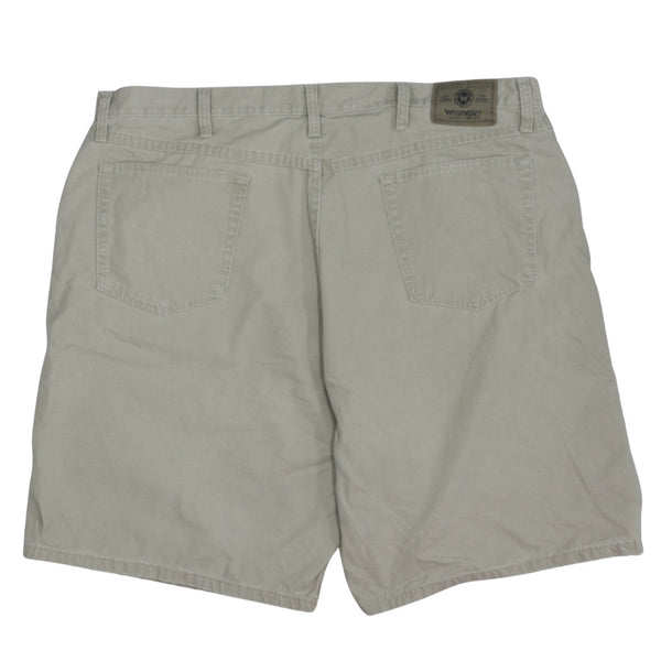 Vintage Wrangler 90's Baggy Chino Shorts Men's 42 Beige Cream