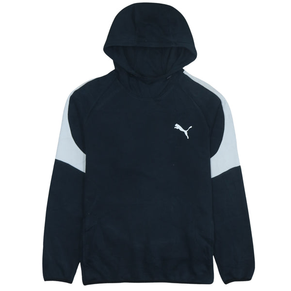 Vintage 90's Puma Black Lightweight Pullover Hoodie, Men's Large