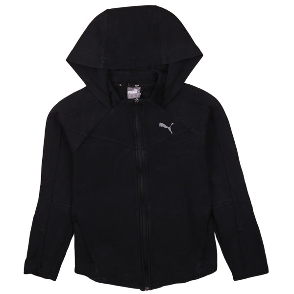 Puma 90's Black Vintage Sportswear Zip Hoodie Men's Small