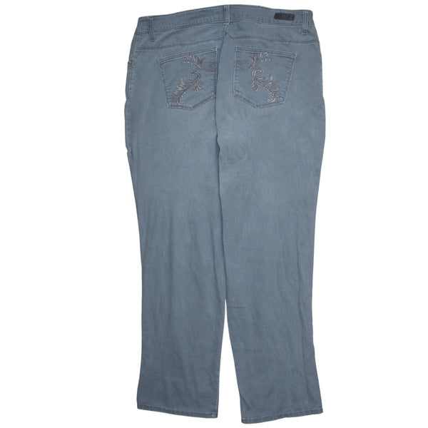 Lee 90's Lightweight Straight Leg Baggy Trousers / Pants 40 Grey