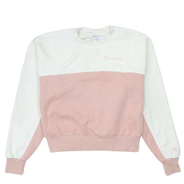 Champion 90's Lightweight Crew Neck Sweatshirt Small Pink