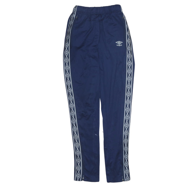 Umbro 90s Vintage Navy Blue Drawstring Trousers Men's Small