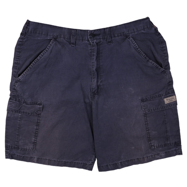 Wrangler 90's Cargo Pockets Shorts 36 Navy Blue