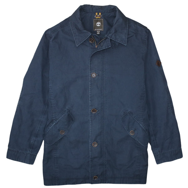 Timberland 90's Plain Full Zip Up Windbreaker XXLarge (2XL) Navy Blue