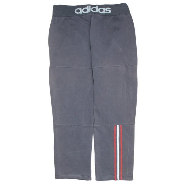 Adidas 90's Grey Baggy Trousers XXLarge (2XL) Lightweight Straight Leg Pants