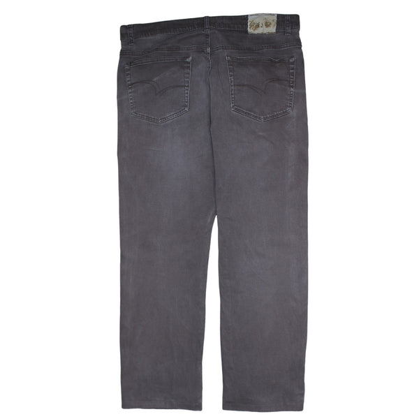 Lee 90's Lightwash Straight Leg Baggy Trousers / Pants 34 Brown