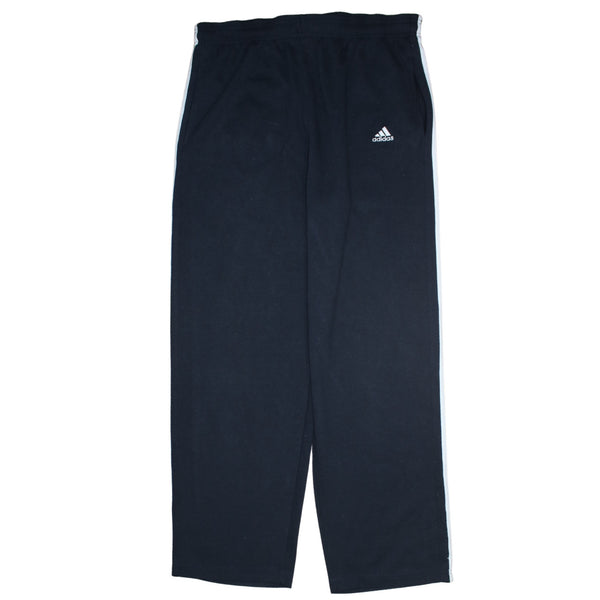Adidas 90's 3 Stripes Straight Leg Baggy Trousers / Pants XXXXLarge (4XL) Black