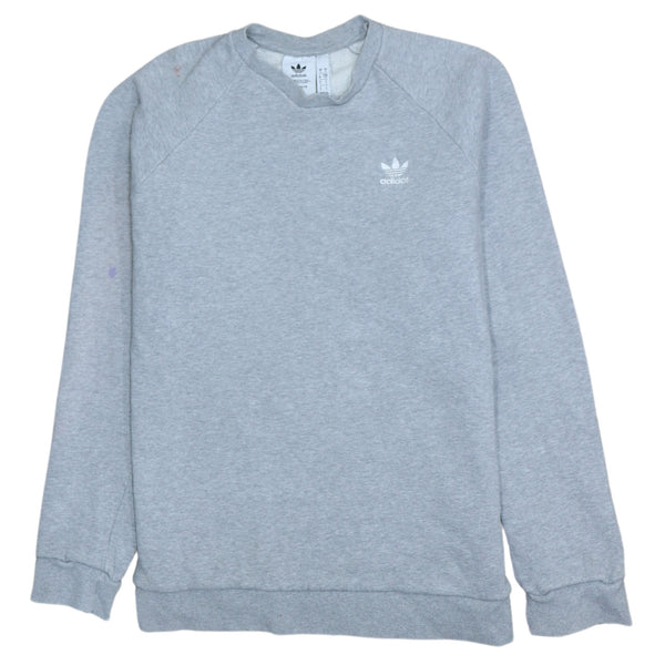 Adidas Vintage 90's Grey Crew Neck Sweatshirt Size S Men