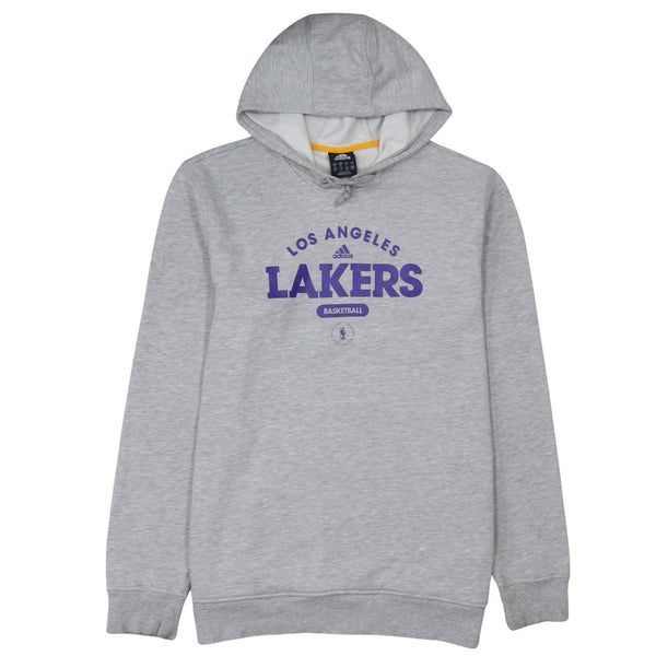 Adidas 90's Los Angeles Lakers Pullover Hoodie XLarge Grey