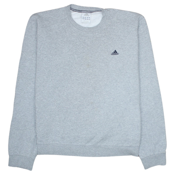 Adidas 90's Lightweight Crew Neck Sweatshirt Large Grey