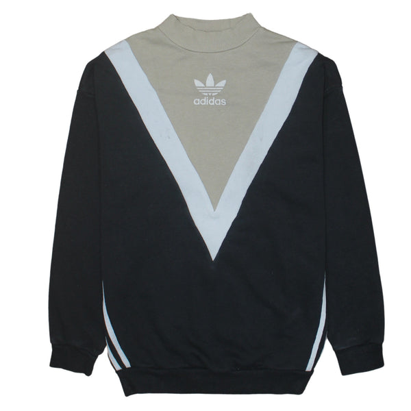 Adidas 90's Lightweight Turtle Neck Sweatshirt XSmall Beige Cream