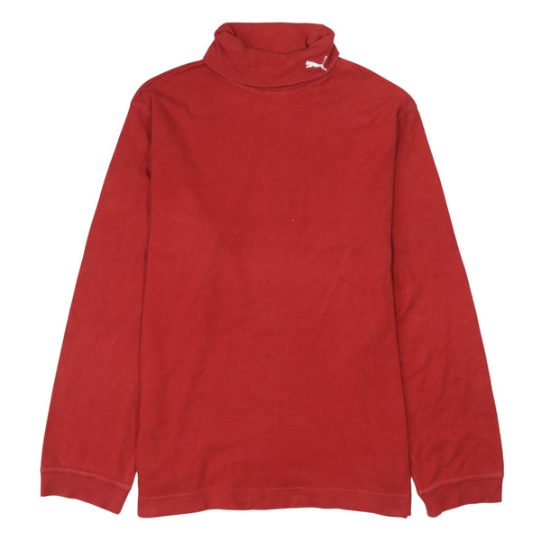 Puma 90's Lightweight Turtle Neck Sweatshirt XLarge Red