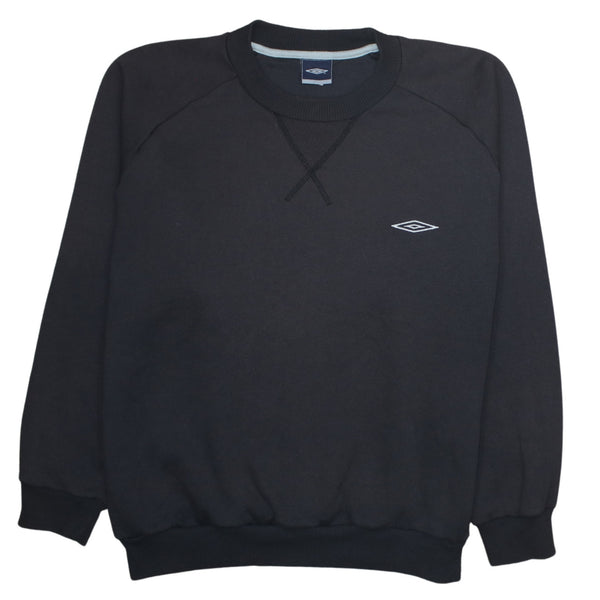 Umbro 90's Lightweight Crew Neck Sweatshirt Large Black
