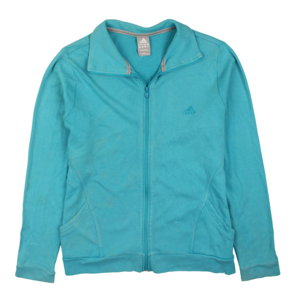 Adidas Vintage 90's Blue XXLarge Heavyweight Full Zip Sweatshirt