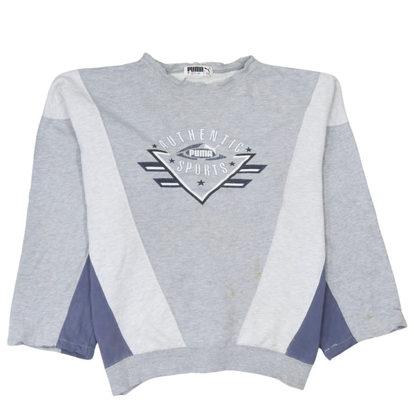 Puma 90's Lightweight Crew Neck Sweatshirt XLarge Grey