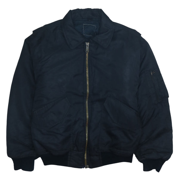 Men's XL Black 90's Active Vintage Windbreaker Jacket Full Zip
