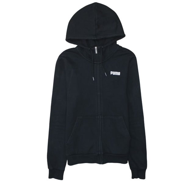 Puma 90's Lightweight Full Zip Up Hoodie Medium Black