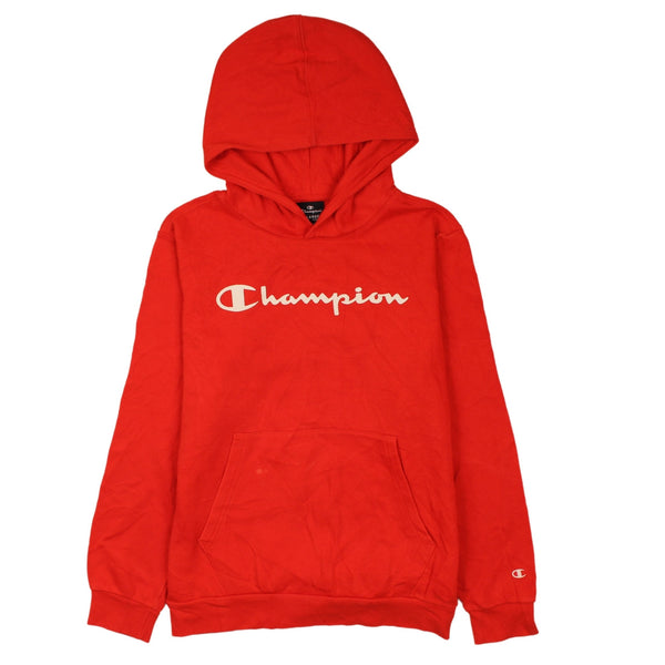 Champion Women's XLarge Red 90's Vintage Spellout Hoodie Pullover XL