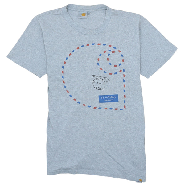 Carhartt 90's Short Sleeves Crew Neck T Shirt Small Grey