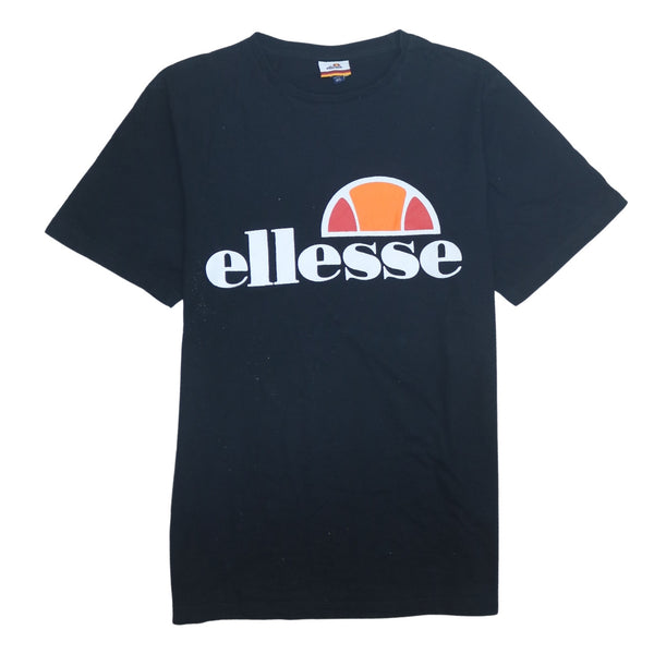 Ellesse 90's Spellout Short Sleeves T Shirt Large Black