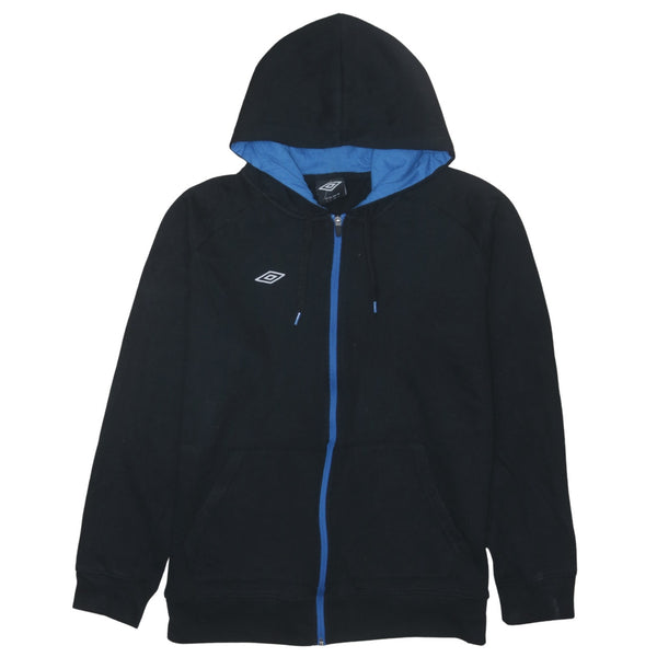 Vintage Umbro 90's Black Sportswear Hoodie Large
