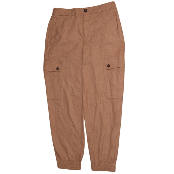 Vintage Men's 90s Active Joggers Sweatpants Tan Brown Size 30