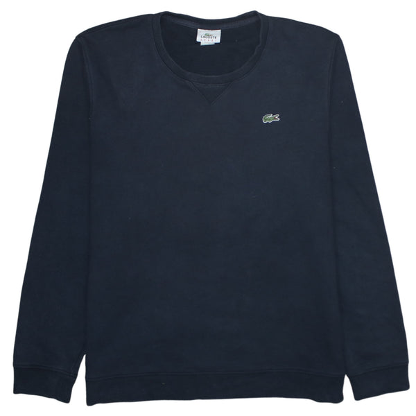Lacoste 90's Lightweight Crew Neck Sweatshirt XLarge  Black