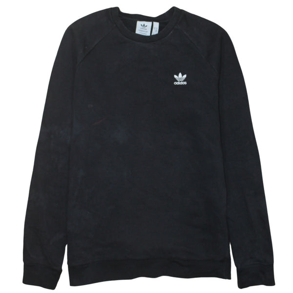 Adidas 90's Lightweight Crew Neck Sweatshirt Medium Black