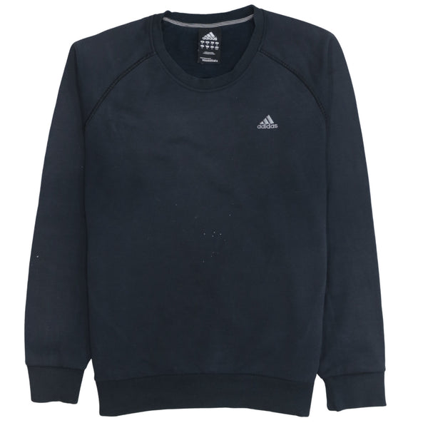 Adidas 90's Lightweight Crew Neck Sweatshirt Medium Black