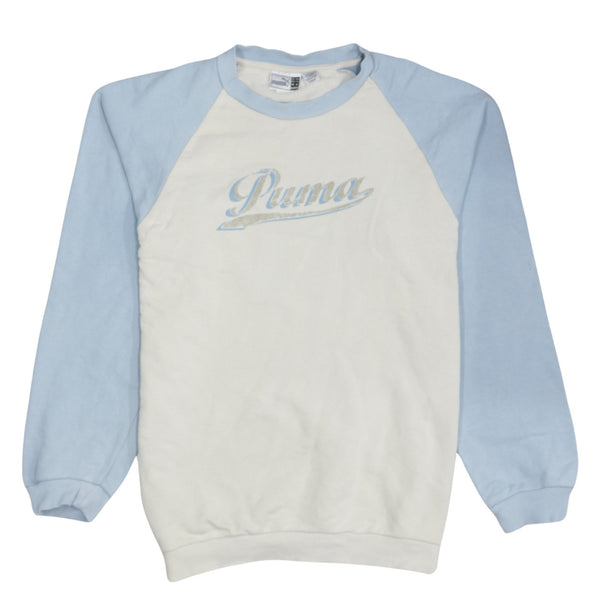 Puma 90's Spellout Crew Neck Sweatshirt XXLarge (2XL) White