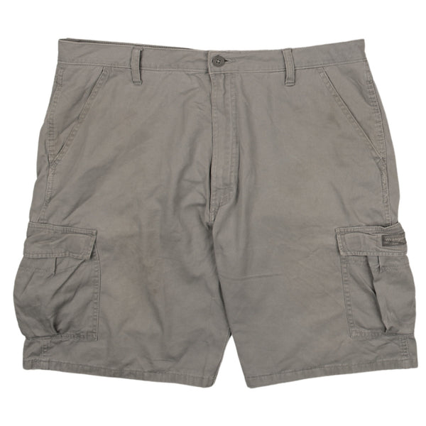 Vintage 90's Wrangler Men's Cargo Shorts Grey 38 with Pockets