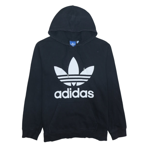 Adidas 90's Spellout Pullover Hoodie XLarge Black