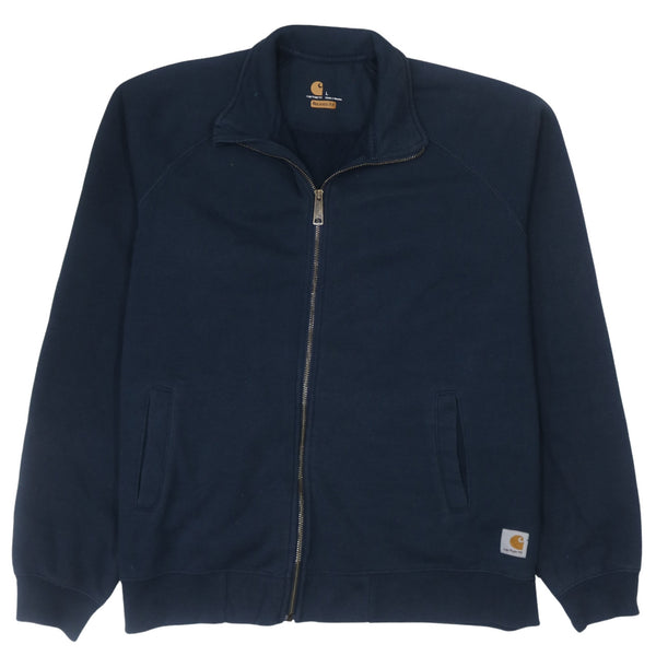 Carhartt Vintage 90's Men's Large Navy Blue Full Zip Sweatshirt