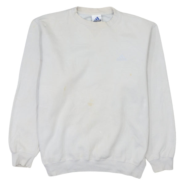Adidas 90's Vintage Grey Crew Neck Sweatshirt XXLarge