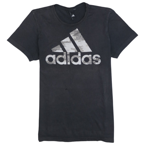 Adidas 90's Spellout Short Sleeves T Shirt Medium  Black