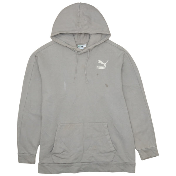 Puma 90's Beige Cream XXLarge Hoodie with Drawstring Pockets Pullover